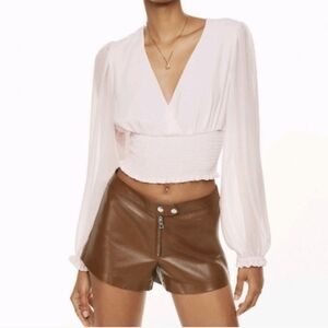 Wilfred | BNWT Wistful blouse in Coral blush, size S